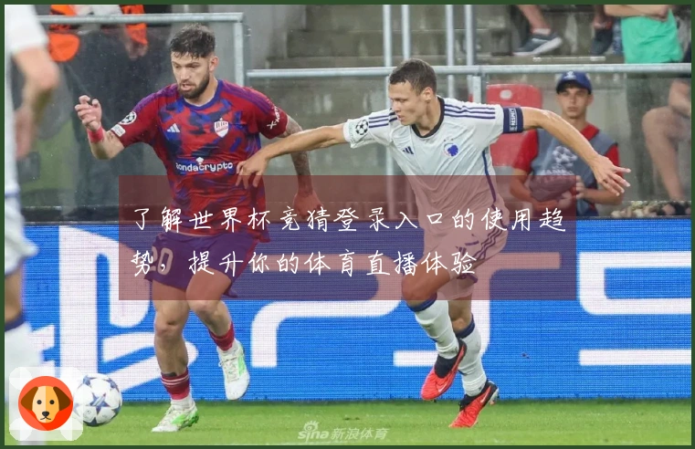 了解世界杯竞猜登录入口的使用趋势，提升你的体育直播体验