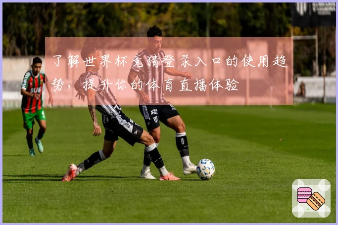 了解世界杯竞猜登录入口的使用趋势,提升你的体育直播体验